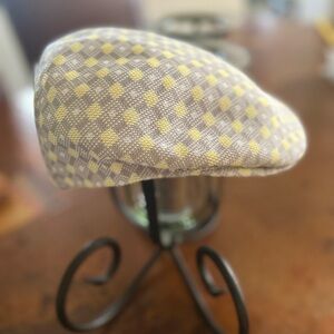 NWT Kangol Geez Diamond Check Flat Cap- size Medium